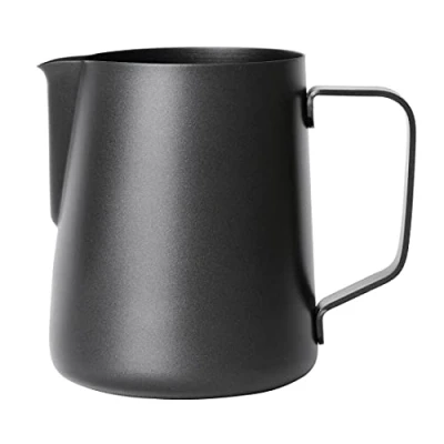 Afbeelding van Olympia Zwarte Anti Kleef Melkschuimkan 56,8cl CM607 Restaurant Hotel Professioneel