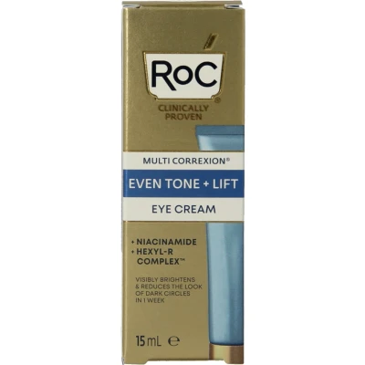 Afbeelding van ROC MULTI CORREXION EVEN TONE + LIFT EYE CREAM 15ML EU/CA (RENO)