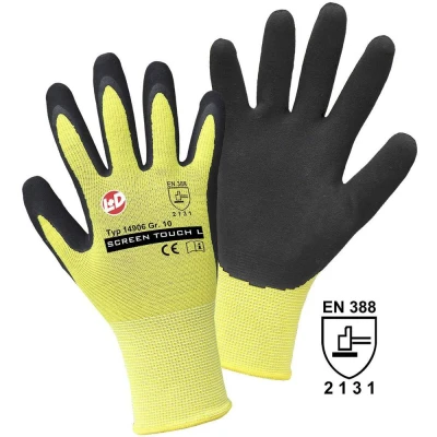 Afbeelding van L+D Griffy SCREEN TOUCH L 14906 9 Werkhandschoen Nylon Maat (handschoen): 9, EN 388 Cat II 1 stuk(s)