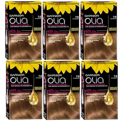Afbeelding van OLIA Coloraz.Perman.Zonder ammoniak, blond, 7,0