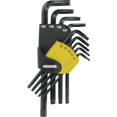 Afbeelding van Proxxon Industrial Binnen zesrond (TX) Haakse schroevendraaierset 9 delig