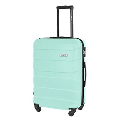 Afbeelding van BARRENS Trolleykoffer, handbagage, reiskoffer, rolkoffer, harde koffer, cabinekoffer, reiskoffer met wielen, bagage, handkoffer, 55 x 40 20 cm (bordeaux), Munt, Koffer
