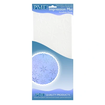 Afbeelding van PME Impression Mat Snowflake Design