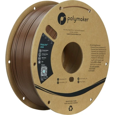 Afbeelding van Polymaker PolyLite ASA Filament Army Brown 1,75mm 1KG