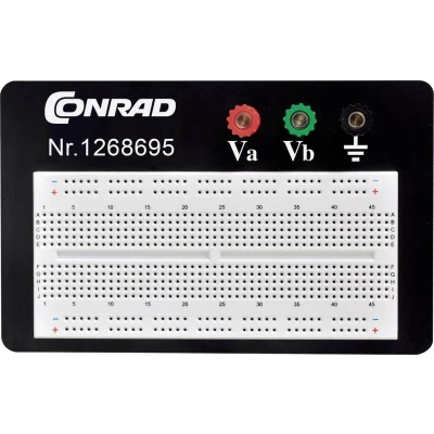 Afbeelding van TRU COMPONENTS 0165 40 1 3301B Breadboard Totaal aantal polen 610 (l x b h) 114.3 186.2 8.4 mm stuk(s)