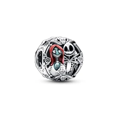 Afbeelding van Pandora Disney 925 Sterling Zilveren Jack And Sally Bedel 792292C01