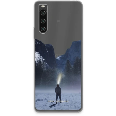 Afbeelding van Case Company® hoesje geschikt voor Sony Xperia 10 IV Wanderlust Soft Cover Telefoonhoesje Bescherming aan alle Kanten en Schermrand