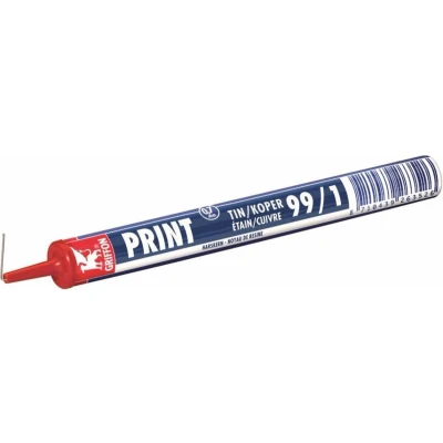 Afbeelding van Griffon print tin koper 99 1 harskern 0,7 mm 4 meter, doseerpen