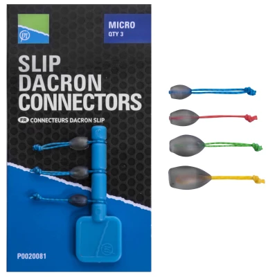 Afbeelding van Preston Slip Dacron Connectors (3 pcs) Maat : Micro