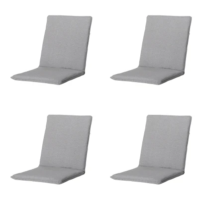 Afbeelding van Madison Stapelstoel kussen universeel Napels grey water reppelent c 4 stuks