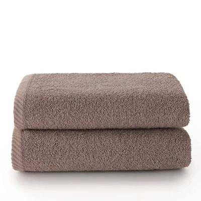 Afbeelding van Top Towels Set van 2 handdoeken, badhanddoeken, 100% katoen, 500 g/m², afmetingen 100 x 50 cm