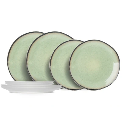 Afbeelding van Cosy &amp; Trendy Ontbijtborden / Dessertborden set Fez Groen 8 Delig 4 personen