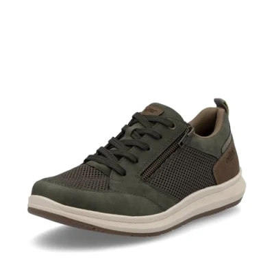 Afbeelding van Rieker 16901 Sneakers voor heren, lage schoenen, losse binnenzool, Groen 54, 45 EU Large
