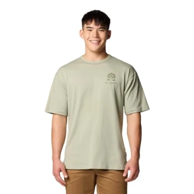 Afbeelding van Columbia LANDROAMER CREW Tshirt print, Heren, Maat: Small, Safari