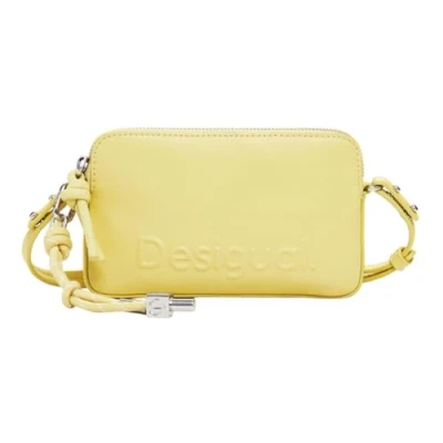 Afbeelding van Desigual Small LOGO Schoudertas, Dames, Maat: One Size, Yellow