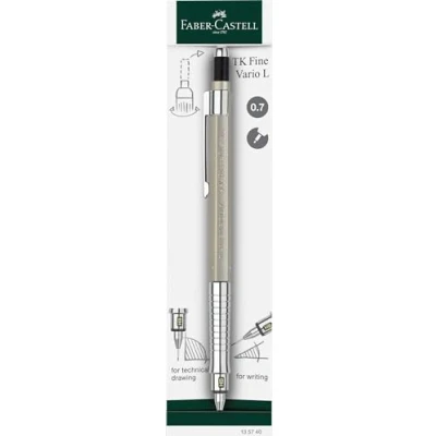 Image de Faber Castell 135740 TK Fine Vario L Porte mine 0,7 mm Champagne Gold avec mécanisme soft/dur