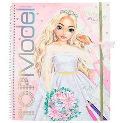 Image de Dessin et coloriage enfant Top Model Album à colorier Create your Wedding Special