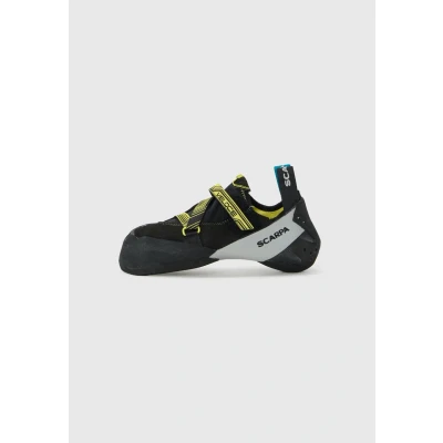 Afbeelding van Scarpa Veloce Klimschoenen, Heren, Maat: 42.5, Black/yellow Schoenen