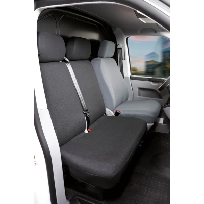 Afbeelding van WALSER 10520 Stoelhoes Antraciet Polyester Voor VOLKSWAGEN: Transporter 6 Bus