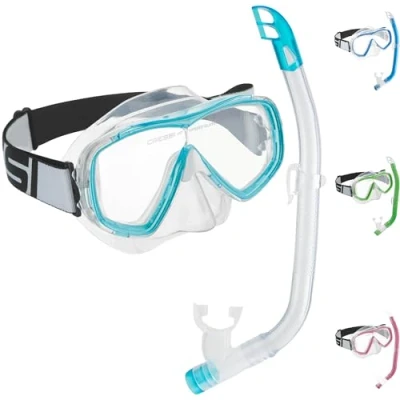 Afbeelding van Cressi ESTRELLA TOP junior snorkelset Aqua