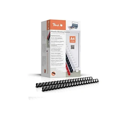 Afbeelding van Peach PB420 02 Binderrug A4, 20 mm, zwart, 100 stuks
