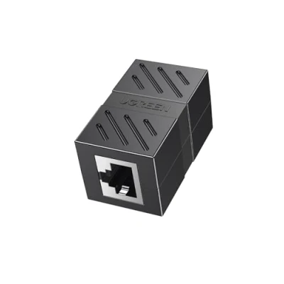 Afbeelding van UGREEN NW114 Ethernet RJ45 Koppeling, verlengkabel, 8P/8C, Cat.7, UTP (Zwart)