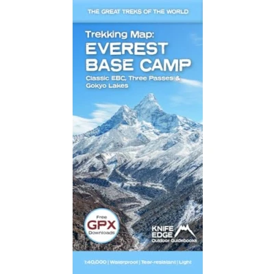 Afbeelding van Everest Base Camp Trekking Map: Classic Ebc, Three Passes &amp; Gokyo Lakes