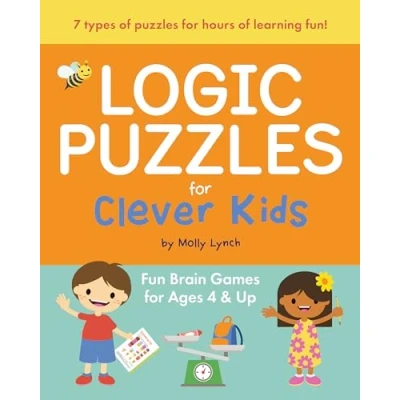 Afbeelding van Logic Puzzles for Clever Kids: Fun Brain Games Ages 4 &amp; Up