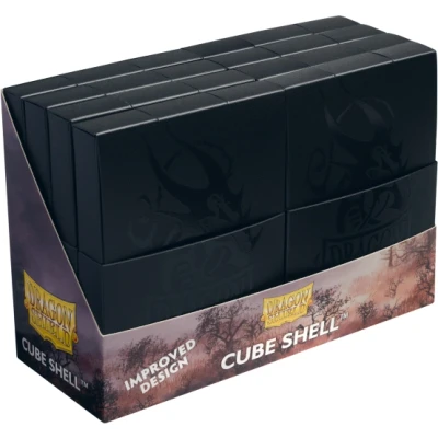 Afbeelding van Dragon Shield Cube Shell Shadow Black (8 stuks)
