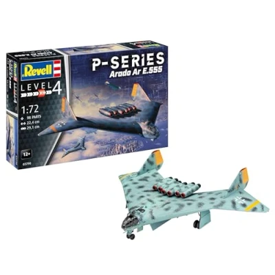 Afbeelding van 1:72 Revell 03790 Arado AR 555 P Series Jet Plastic Modelbouwpakket