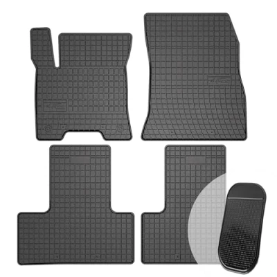 Afbeelding van moto MOLTICO 4 delige set rubberen vloermatten voor Mercedes Benz EQB X243 vanaf 2021