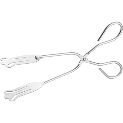 Afbeelding van HENDI Baktang, serveertang, taartklemmen, keukentangen, buffetklemmen, slatang, vaatwasmachinebestendig, 220 mm, roestvrij staal