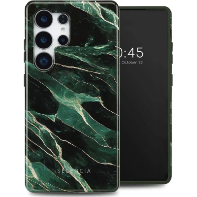 Afbeelding van Selencia Hoesje Geschikt voor Samsung Galaxy S25 Ultra Vivid Backcover Chic Marble Quartz