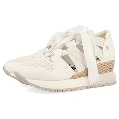 Afbeelding van Gioseppo Lizarda Sneakers laag, Dames, Maat: 41, Blanco Imitatieleer/ textiel