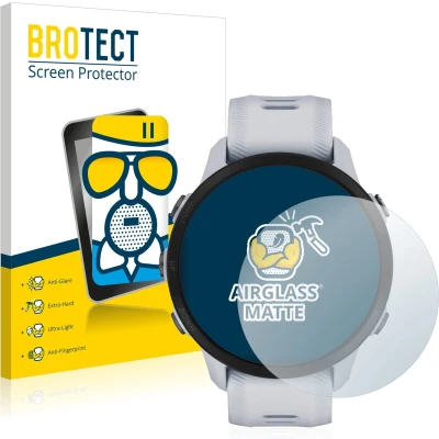 Afbeelding van BROTECT Screenprotector voor Garmin Forerunner 955 Solar / Folie Beschermfolie Beschermglas matte