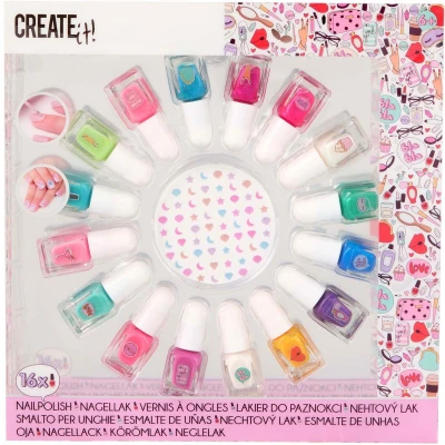 Afbeelding van Canenco Beauty Nagellak Set Zeemeermin, 16st.