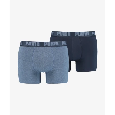 Afbeelding van PUMA Bodywear Basic Boxer 2p Heren (2 stuks), 037 Denim