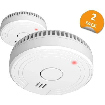 Afbeelding van Rookmelder ELRO 2 stuks (10 jaar sensor, 5 batterij, Magneetmontage)