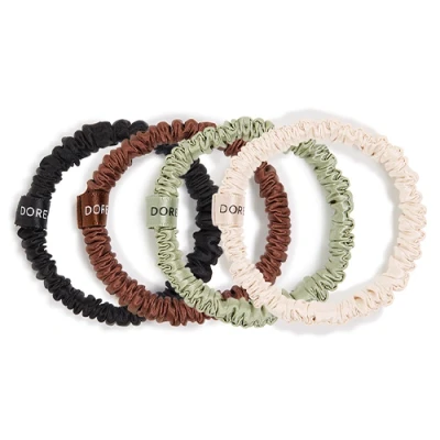 Afbeelding van Dore &amp; Rose Premium Scrunchies Van Zijde No 42 Sable Doré