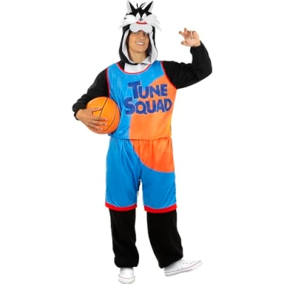 Afbeelding van FUNIDELIA Sylvester Space Jam kostuum Looney Tunes Maat: S M