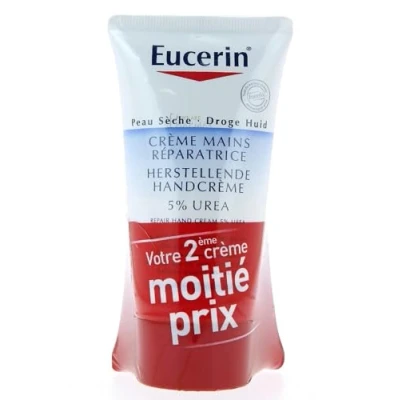 Afbeelding van Eucerin UreaRepair PLUS Handcrème 5% Urea 2 x 75 ml