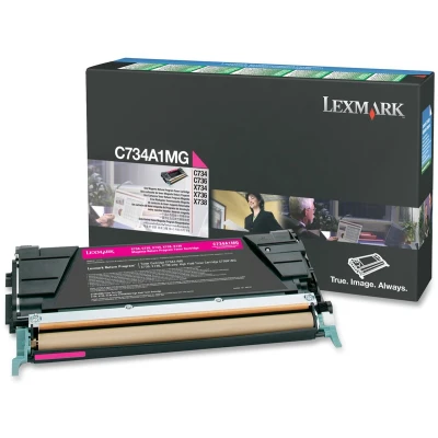Afbeelding van Lexmark C734A1MG Toner Magenta