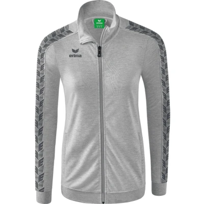 Afbeelding van Essential Team Tracktop jack dames licht grey melange/slate / 36