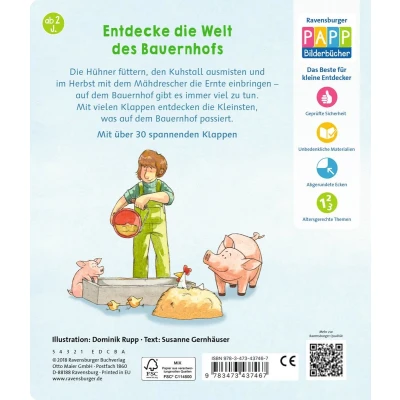 Afbeelding van Mein Klappenbuch: Was passiert auf dem Bauernhof?