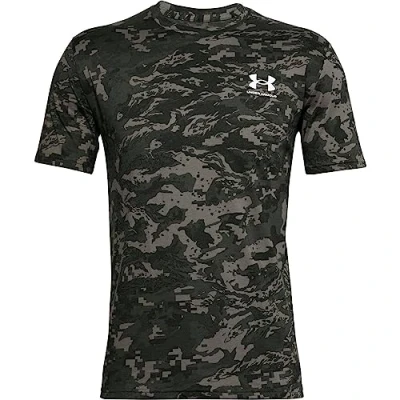 Afbeelding van Under Armour CAMO Tshirt print, Heren, Maat: Large, Baroque green