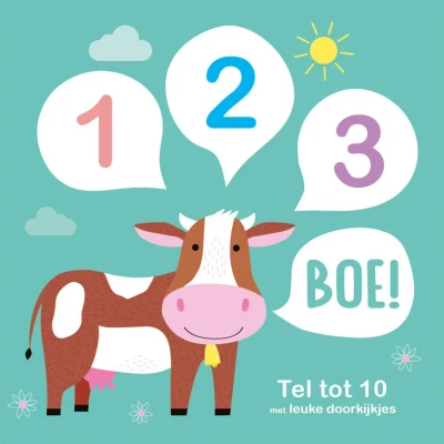 Afbeelding van Uitgeverij rebo kartonboek 123 boe!