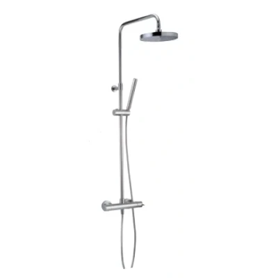 Afbeelding van Huber Tratto Bad/Doucheset met thermostaat chroom TTC8301021