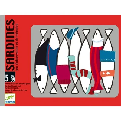 Afbeelding van Djeco geheugenspel sardines