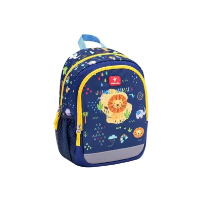 Afbeelding van Belmil jongens jungle schooltas rugzakje blauw