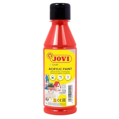 Afbeelding van Jovi Acrylverf Decor 250 Ml Junior Acryl Rood